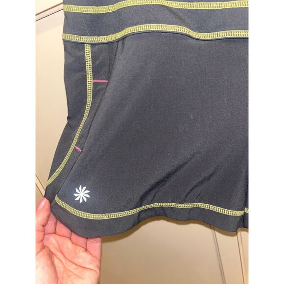 Athleta Womens M Teal Stretch Waist Lined Athleisure Running Shorts BOGO - Picture 5 of 7